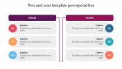 Free - Free Pros and Cons Template PowerPoint and Google Slides